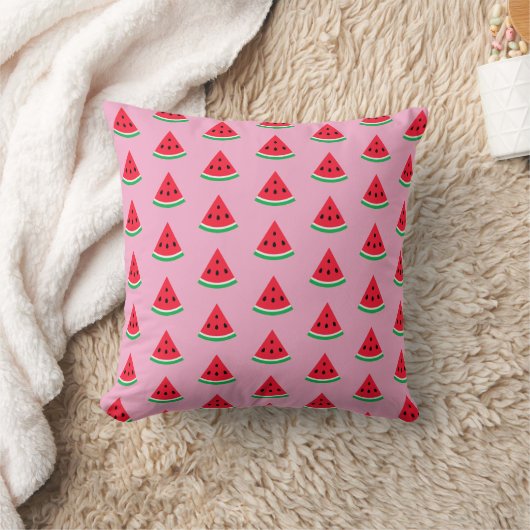 Watermelon Throw Pillow クッション (ブランケット)