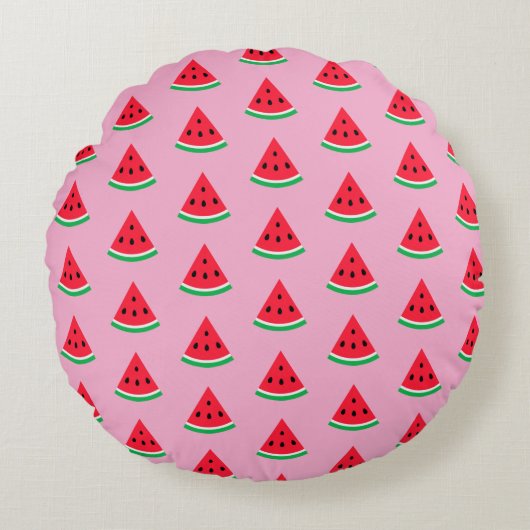 Watermelon Throw Pillow ラウンドクッション (正面)