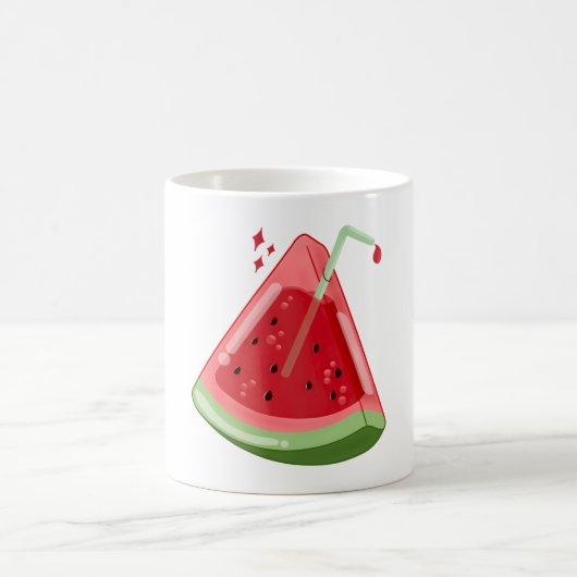 Watermelon Water  コーヒーマグカップ (中央)