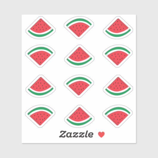 Watermelon Wedge Sticker Pack シール (シート)
