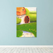 Watermill キャンバスプリント (インサイチュ (ウッドフロア))