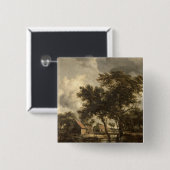 Watermill、c.1660 缶バッジ (正面&裏面)