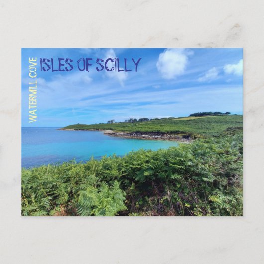 Watermill Cove - St. Mary's - Isles Of Scilly ポストカード (正面)