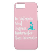 Waterpoloプレーヤーのためのおもしろいな水球のギフト何 Case-Mate iPhoneケース (裏面)