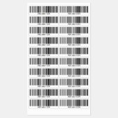 Waterproof Custom Barcode Label for Any Surfaces ラベル (シート)