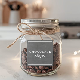 Waterproof Holiday Hot Chocolate Bar Jar Labels シール