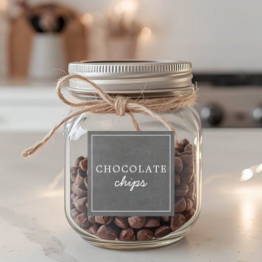 Waterproof Holiday Hot Chocolate Bar Jar Labels シール