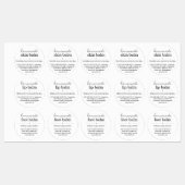 Waterproof Homemade Balm Sticker ラベル (シート)