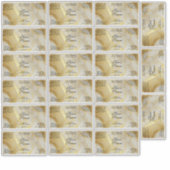 Waterproof Ivory Gold Glitter Dropper Bottle Label シール (正面)