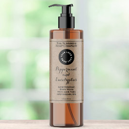 Waterproof kraft cosmetics bottle label add logo スパークリングワインラベル