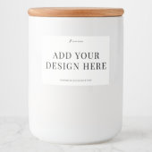 Waterproof Label Printing 3x2" Product Packaging フードラベル (正面)