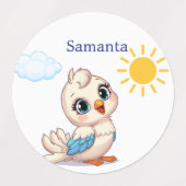  Waterproof Name Labels for Baby & Kids ラベル (デザイン2)