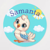  Waterproof Name Labels for Baby & Kids ラベル (デザイン1)