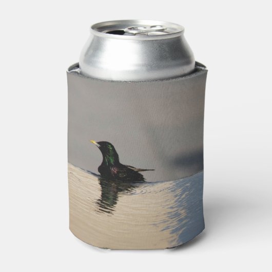 Waters Edgeで鳥 缶クーラー (缶正面)