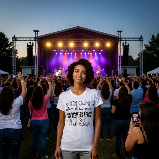 Waters of His Peace Restless Hearts Release Tee Tシャツ