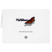 Waters of Oak Creek黄色と緑の自然写真 (裏面横)