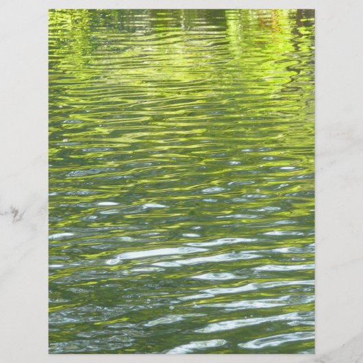 Waters of Oak Creek黄色と緑の自然写真 (正面)