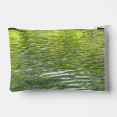 Waters of Oak Creek黄色と緑の自然写真 アクセサリーポーチ (裏面)