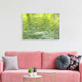 Waters of Oak Creek黄色と緑の自然写真 キャンバスプリント (インサイチュ (リビング))