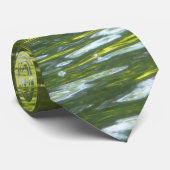 Waters of Oak Creek黄色と緑の自然写真 ネクタイ (ロール)