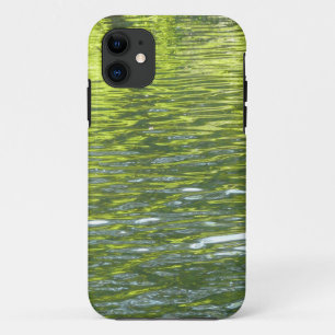 Waters of Oak Creek黄色と緑の自然写真 iPhone 11 ケース