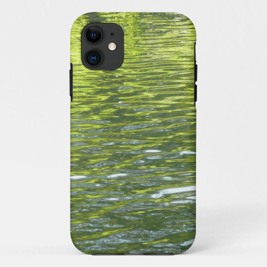 Waters of Oak Creek黄色と緑の自然写真 Case-Mate iPhoneケース (裏面)