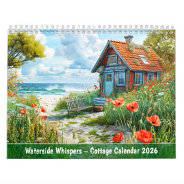 Waterside Whispers – Cottage Calendar 2026 カレンダー