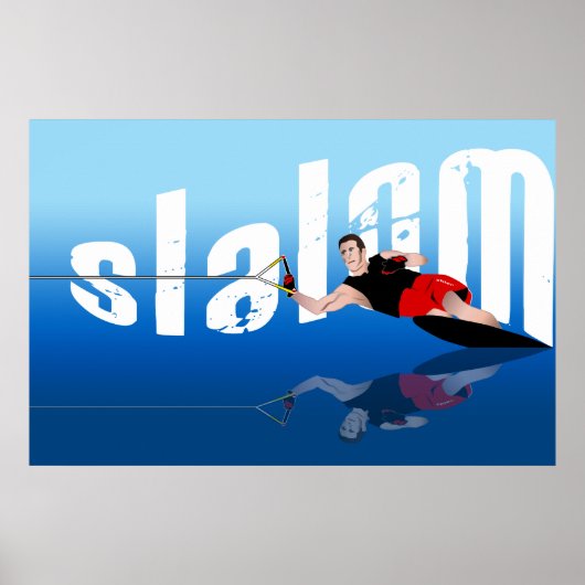 Waterski Poster ポスター (正面)