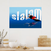 Waterski Poster ポスター (キッチン)