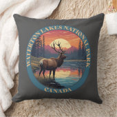 Waterton Lakes National Park of Canada クッション (ブランケット)