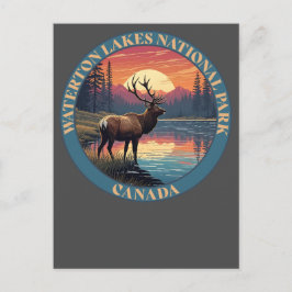 Waterton Lakes National Park of Canada ポストカード