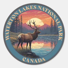 Waterton Lakes National Park of Canada ラウンドシール