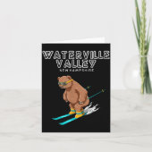 Waterville Valley New Hampshire - Funny Ski Grizzl カード (正面)