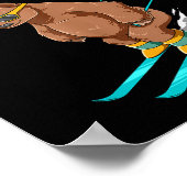 Waterville Valley New Hampshire - Funny Ski Grizzl ポスター (角)