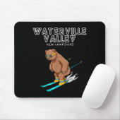 Waterville Valley New Hampshire - Funny Ski Grizzl マウスパッド (マウス)