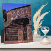 Waterwheel New Lanark Scotlandポストカードポスター フォトプラーク (側面)