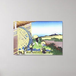 Waterwheels at Onden キャンバスプリント