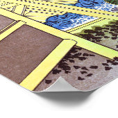 Waterwheels at Onden ポスター (角)