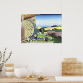 Waterwheels at Onden ポスター (キッチン)