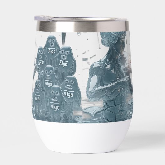 Watery Violinist、AI and Algorithms （ホワイトBG） (右面)