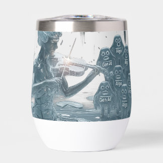 Watery Violinist、AI and Algorithms （ホワイトBG）