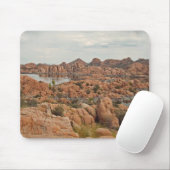 Watson Lake Prescott Arizona Photo Red Rock マウスパッド (マウス)