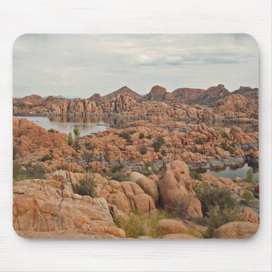Watson Lake Prescott Arizona Photo Red Rock マウスパッド (正面)