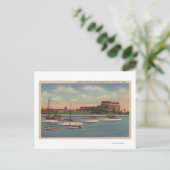 Waukegan, IL – 市営ポンプ場のビュー ポストカード (スタンド正面)