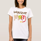 Wauzer犬の品種お母さんのギフト Tシャツ (正面)
