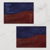 Waveエレガント名刺 名刺 (正面/裏面)