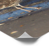 Waveポスター付きビーチカモメ ポスター (角)