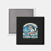 Wave来の2024年キャットオーナーズカマラハリス2024 Des マグネット (正面/裏面)