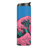 WAVE 素晴らし in VAPARWAVEアートポップ・アートのスタイル。のビュー タンブラー (回転左)