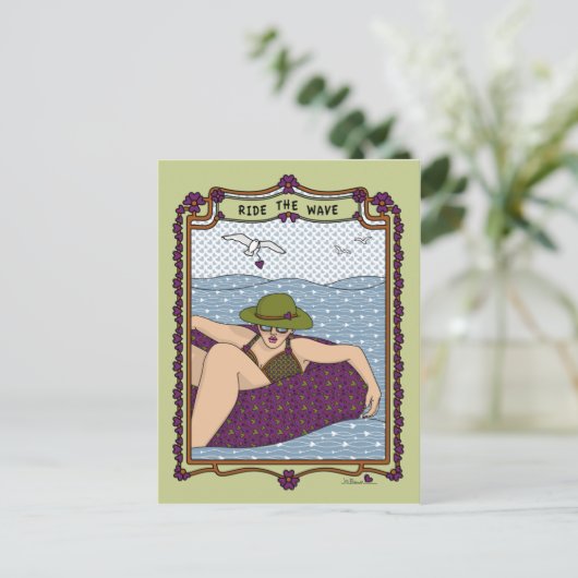 Wave_A_はがきに乗る ポストカード (スタンド正面)